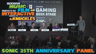 Sonic the Hedgehog 25th Anniversary SXSW Panel Full Panel [upl. by Ayotal]