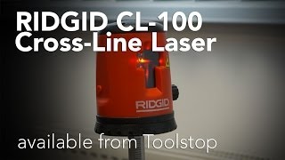 Ridgid 38758 Micro CL 100 Self Leveling Cross Line Laser with Tripod from Toolstop [upl. by Nylacaj910]