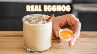 Super Easy Homemade Eggnog [upl. by Eittel]