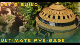 ARK SURVIVAL ASCENDED Lets build the Ultimate Round PvE Base Circle Basekreatives bauen in ArkASA [upl. by Sherry]