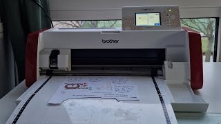 Brother ScanNCut SDX900 stempels uitsnijden [upl. by Shum]