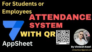 QR Code Attendance Systems in 2024 Appsheet and Google Sheet [upl. by Sibell]