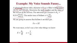 Example Using the ideal gas law [upl. by Raquela]