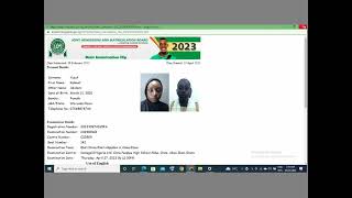 How to Reprint Jamb Examination Slip [upl. by Yragerg]