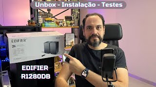 Unbox  Upgrade no meu Setup  Monitor de Som EDIFIER R1280DB [upl. by Girardo44]