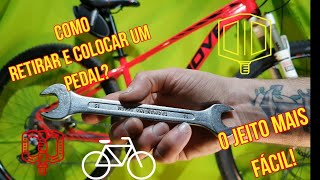 Como retirar e colocar o pedal da sua bicicleta [upl. by Wilkens246]