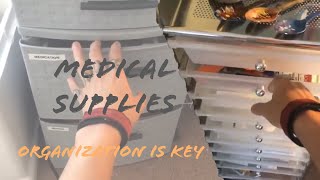 HOW I ORGANIZE MY MEDICAL SUPPLIES 121718 [upl. by Asiluy461]