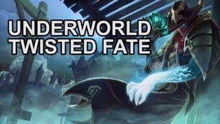 Underworld Twisted Fate Skin and Abilities  New Skin Preview  League of Legends [upl. by Leziar]