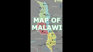 MAP OF MALAWI [upl. by Furgeson390]