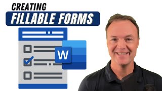 How to Create a Fillable Form with Dropdown Lists in Microsoft Word [upl. by Meneau]