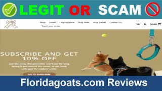 Floridagoats com Reviews  Jun 2024 Beware of Scam Watch Now [upl. by Angelina]