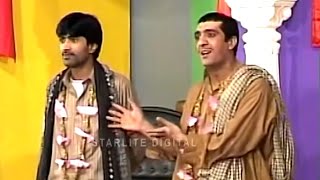 Zafri Khan and Sajan Abbas With Naseem Vicky Old Pakistani Stage Drama Full Comedy Clip  Pk Mast [upl. by Thorin]