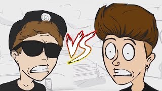 NORDELTUS VS RENZO CENATION Animación [upl. by Yelssew]