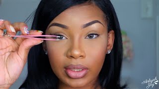 HOW TO APPLY LASHES PROPERLY amp QUICKLY INFORMATIVE [upl. by Adnalahs]