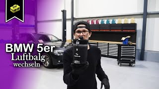 BMW 5er F10 F11 Luftbalg wechseln  Change air bellows  VitjaWolf  Tutorial  HD [upl. by Thema]