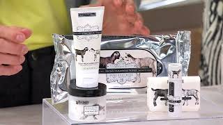 Beekman 1802 Goat Milk Bath Body Travel Collection on QVC [upl. by Dirgni]