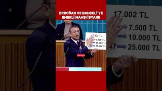 Özgür Özelden Erdoğan ve Bahçeliye emekli maaşı isyanı quotMilletin derdi DEM değil ZAM emekli [upl. by Howes]