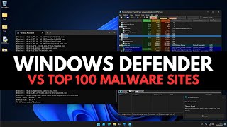 Windows Defender vs Top 100 Malware Sites [upl. by Dory325]