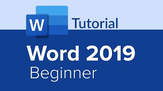 Word 2019 Beginner Tutorial [upl. by Sikram]