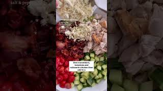 Recipe for Easy Wedge Chopped Salad [upl. by Tanberg]