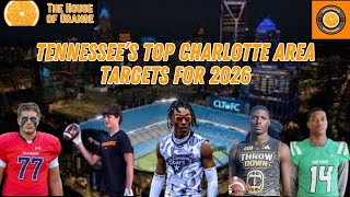 Tennessees Top Charlotte Area Targets for 2026  Tennessee Football Recruiting [upl. by Ariom559]