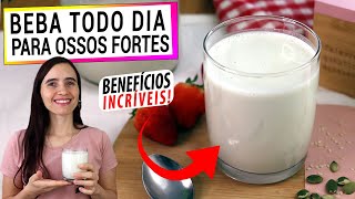 BEBA TODO DIA PARA OSSOS MAIS FORTES COMBINE ASSIM ESTES INGREDIENTES PARA MAIS BENEFÍCIOS [upl. by Notnel]