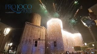 La notte dello Sbaracco 2024 a Fondi  lo spettacolo piroemozionale sul Castello [upl. by Duer868]