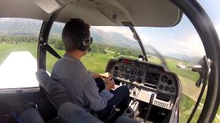 First Solo Flight with a Robin DR400 [upl. by Salina]