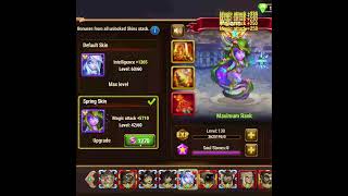 Maxing Out Polaris Spring Skin Magic Attack — Hero Wars Dominion Era [upl. by Olivier]