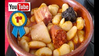 ☑️ FABADA ASTURIANA CASERA  RECETA TRADICIONAL ❤️ 🧡 💛 [upl. by Nabi]