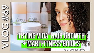 HOW TO USE VIDA HAIR GROWTH PRODUCTS  MARI FITNESS GUIDES [upl. by Lucine]