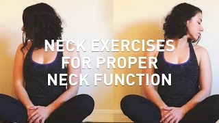 Stop Neck Pain Neck Exercises to Build Strength Mobility and Control for Health Neck Function [upl. by Donia730]