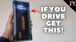 How To Jump Start Your Car Using A Power Bank  ASPERX Power Bank  Jump Start Vehicle Yourself [upl. by Glover]