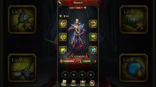 Evony The Kings Return  Huns Normal Level Gameplay [upl. by Ladnar]