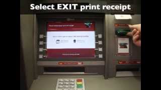 Using a bank machine ATM to make a deposit [upl. by Eelek]