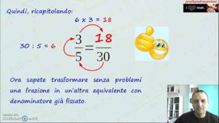 Trasformazione di una frazione in unaltra di denominatore dato [upl. by Nils510]