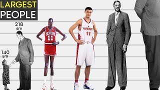 The Tallest People In The World Height Comparison [upl. by Anderea335]