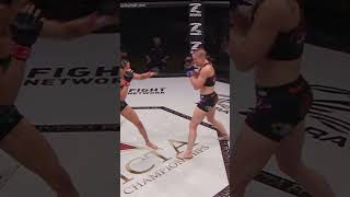 Jillian DeCoursey with an ‘absolutely vicious’ knockout of Lindsey VanZandt bjj mma sports [upl. by Gradey]