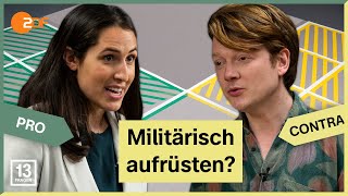 Zeitenwende Muss Deutschland militärisch aufrüsten I 13 FRAGEN [upl. by Crandale]