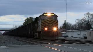 Busy Night on the Chicago line with the Nickel Plate Heritage Unit [upl. by Pell351]