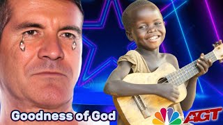 African Cowboy Singer Make Simon to Cry with quotGoodness of Godquot Powerful worship Song  AGT 2024 [upl. by Jessamine]