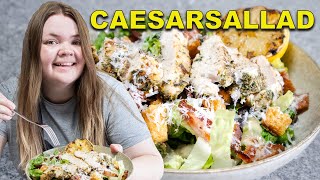 CAESARSALLAD PÅ GRILLEN [upl. by Eniawed]