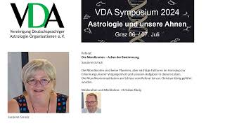 VDA Symposium 2024  Susanne Cerncic quotDie Mondknoten  Achse der Bestimmungquot [upl. by Carling842]