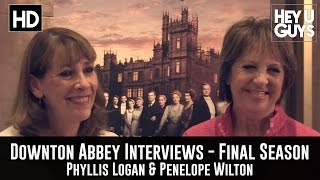 Phyllis Logan amp Penelope Wilton Exclusive Interview  Downton Abbey [upl. by Lorri]