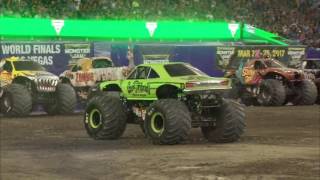 Gas Monkey Garage  FULL Freestyle from Monster Jam in Gillette Stadium  Foxborough 2016 [upl. by Hermy]