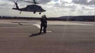 Directing a Navy Helicopter Landing Signalman Enlisted [upl. by Quent]