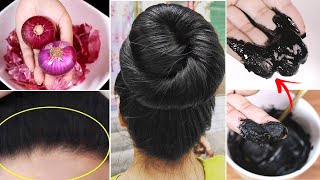 Apply ONION Peel on Your Hair and see the Magic  100  Naturally Black Hair Colour at Home [upl. by Ived]