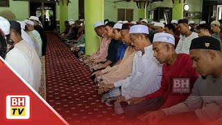 200 jemaah Masjid La Mutmainnah lakukan solat hajat untuk Sabari Baharom [upl. by Aicirt460]