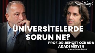 quotEn yüksek puanları aldım bütün mülakatlarda elendimquot  Prof Dr Behçet Özkara amp Fatih Altaylı [upl. by Heyward]