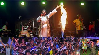 Fire Falls 🔥 Odehyieba Priscilla worships with Suaman Dadieso  Freddyfest Gospel Rock Show [upl. by Ortiz]